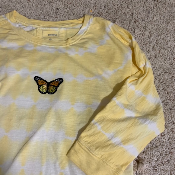 tie dye butterfly cozy sweater 💛🦋 - Picture 7 of 7
